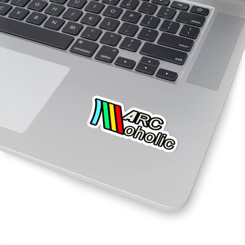 ArcOholic Retro Sticker — Kiss-Cut Laptop Decal