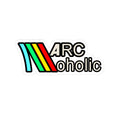 ArcOholic Retro Sticker — Kiss-Cut Laptop Decal